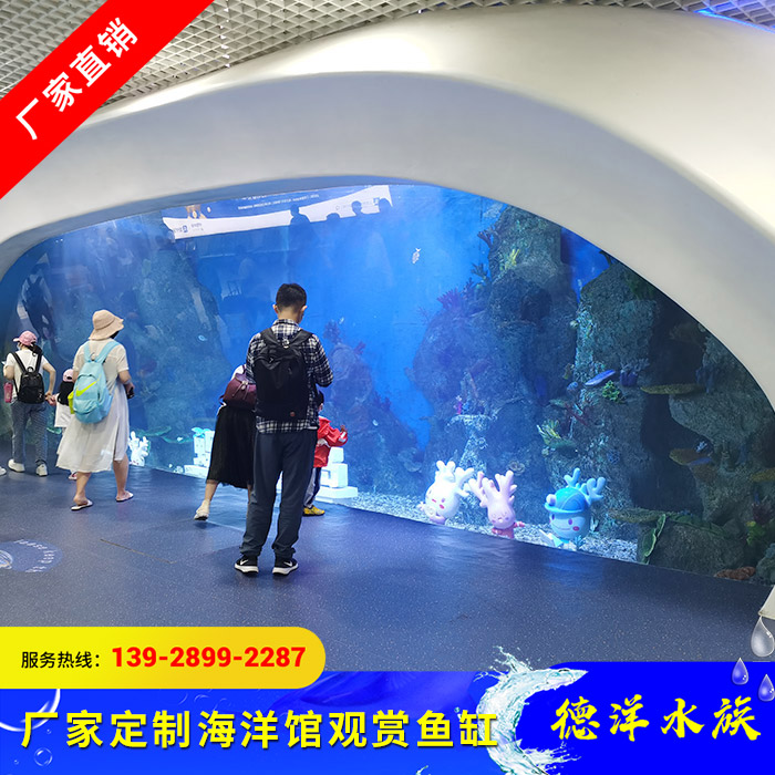 海洋馆观赏鱼缸