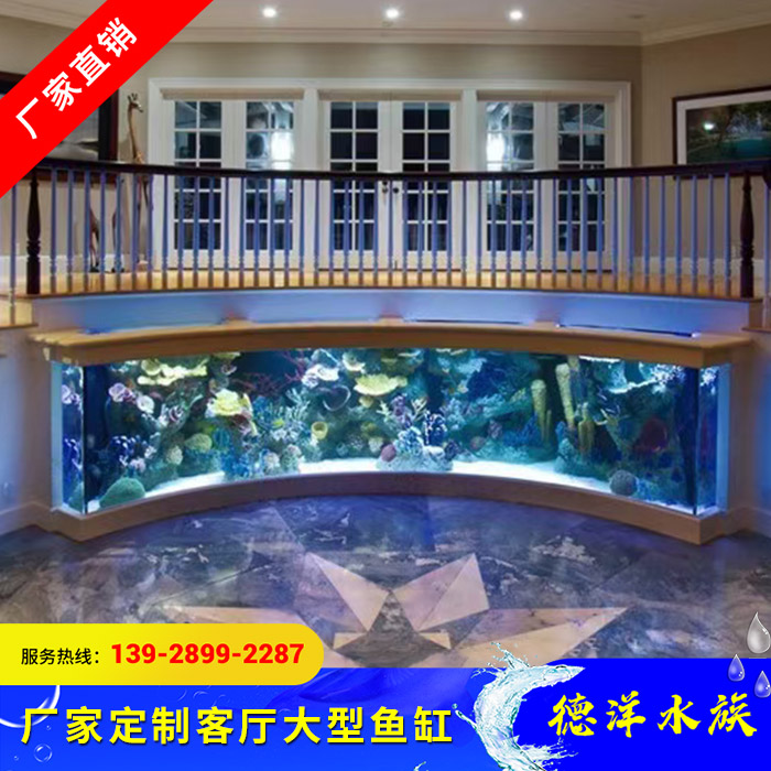客厅大型鱼缸